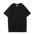 Yssashop Summer 220g Heavyweight Solid Color T-shirt Loose Top Thick Combed Cotton Short Sleeve T-shirt